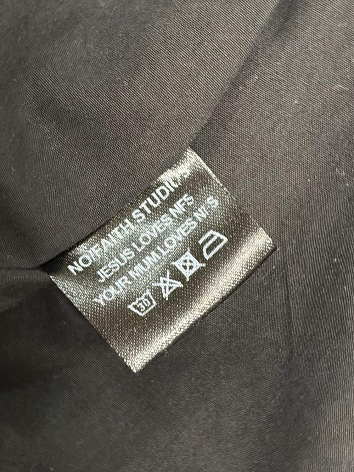 NO/FAITH STUDIOS MOLESKIN JACKET BLACK 상품이미지7