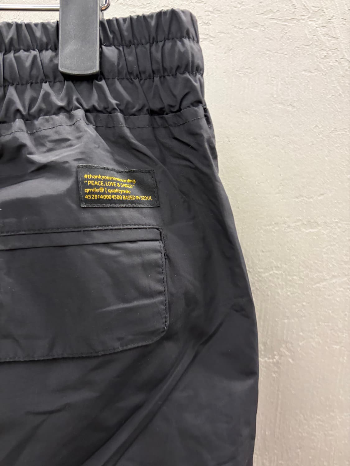 Qmile 바지 L사이즈 블랙 상품이미지8