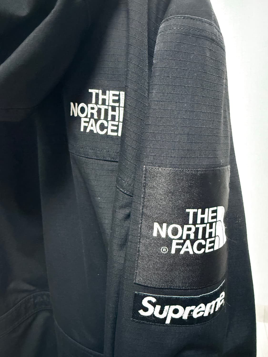 슈프림 x 노스페이스 익스페디션 자켓 블랙 상품이미지5