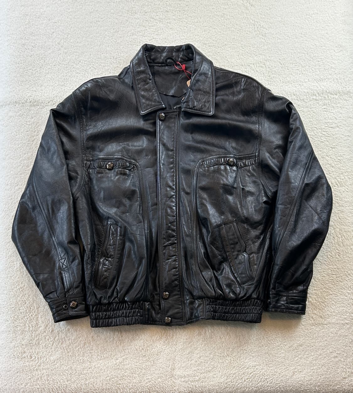 봄버 레더자켓 (양가죽) 상품이미지1