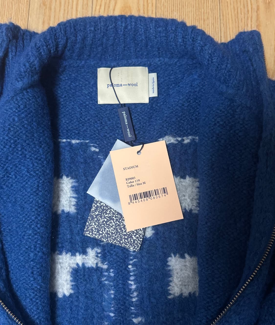 팔로마울 스타디움 니트 집업 M 상품이미지7