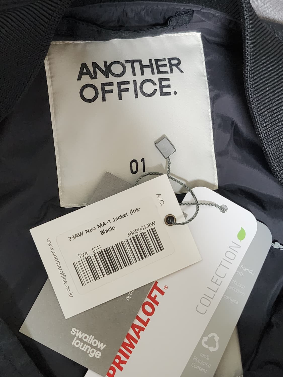 [1] 어나더오피스 MA-1 블랙 상품이미지5