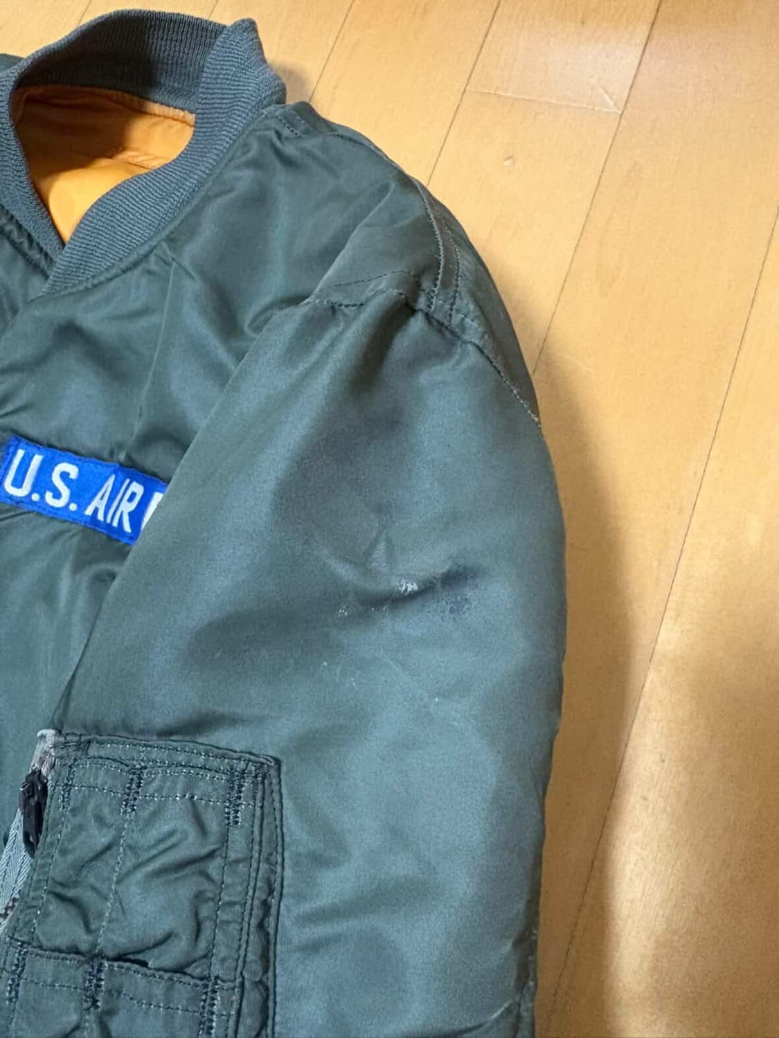 60s 오리지널 울파일 ma-1 상품이미지4