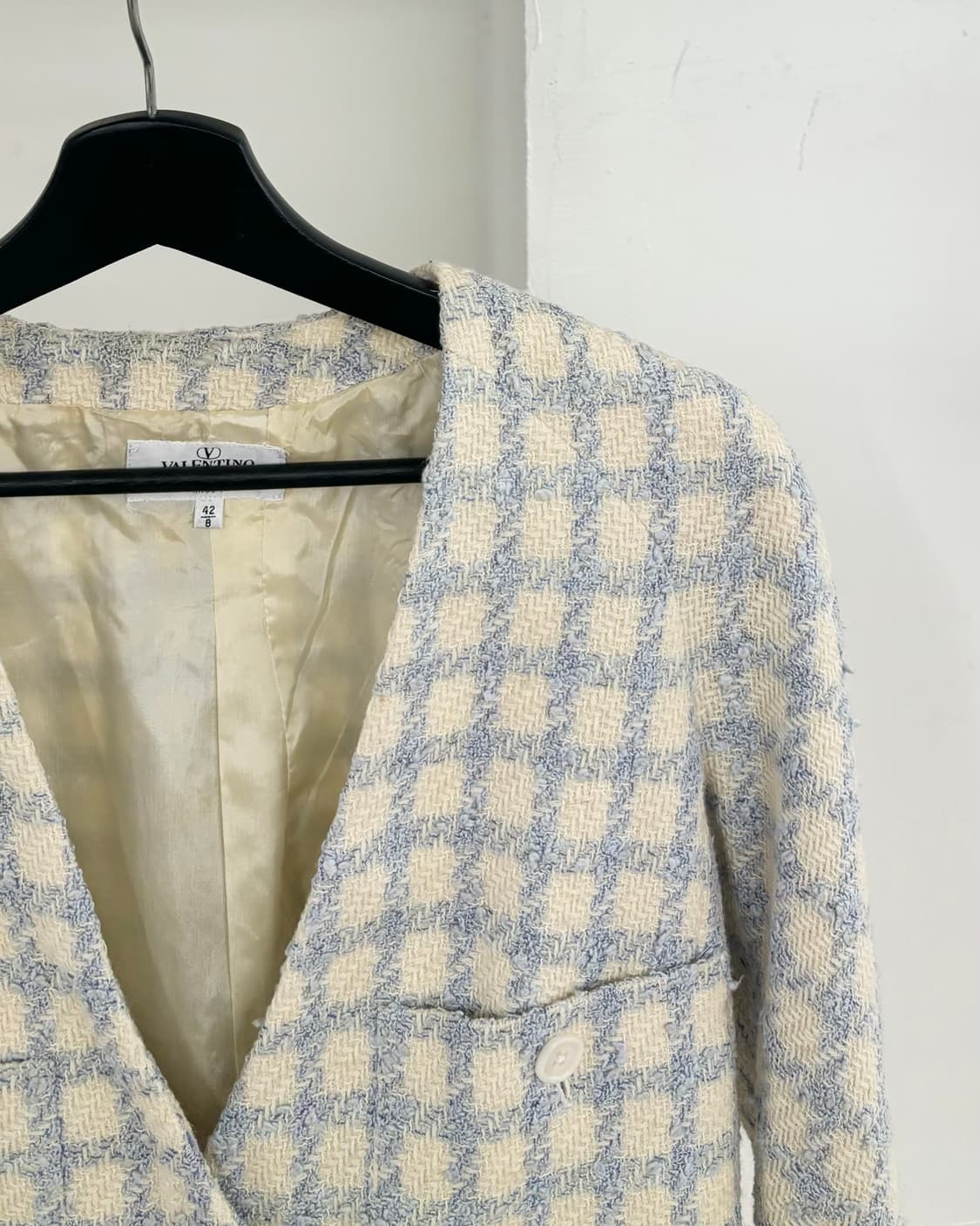 발렌티노 가라바니 울 트위드 패턴 이브닝 자켓 상품이미지4