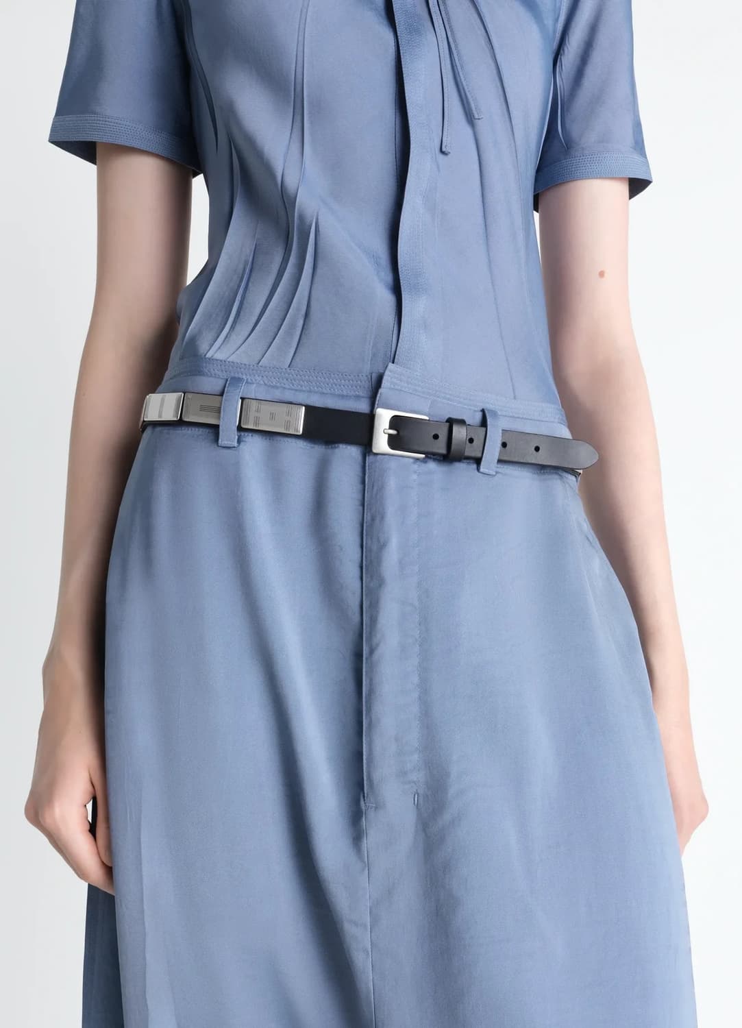 [85,90,95]르메르 26ss 버팔로 스터드 벨트/블랙 상품이미지1