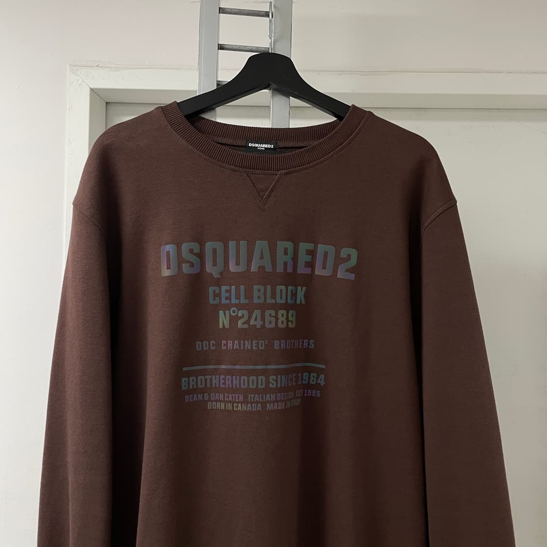 디스퀘어드2 브라운 맨투맨 XL 상품이미지2