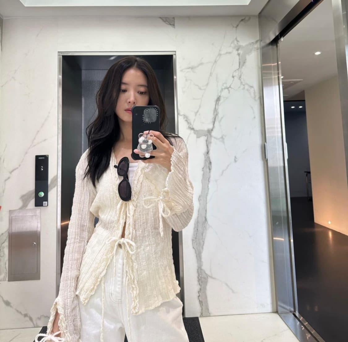 세릭 레이스업 가디건 상품이미지2