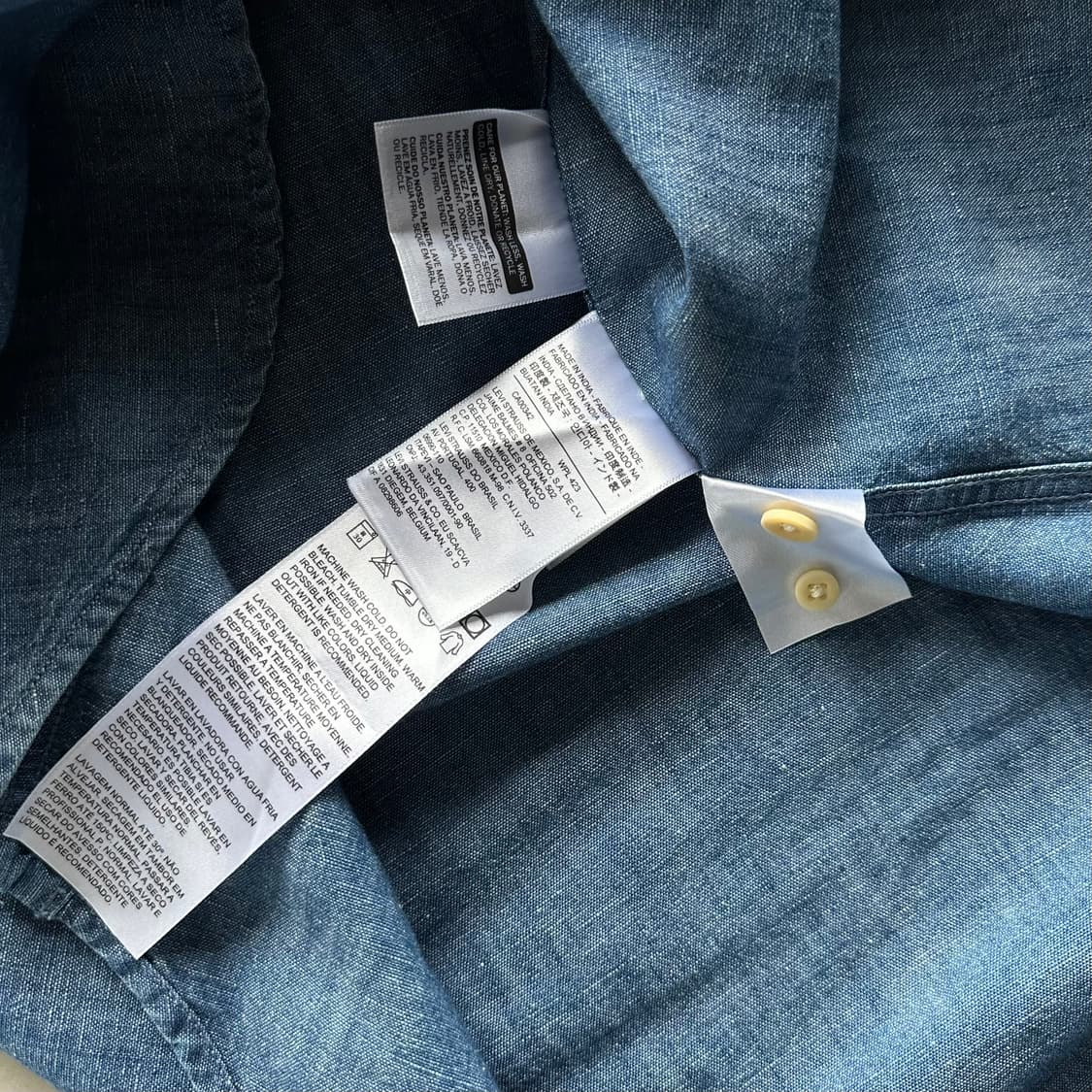 [S]리바이스 Levi's 클래식 포켓 샴브레이 셔츠 상품이미지8