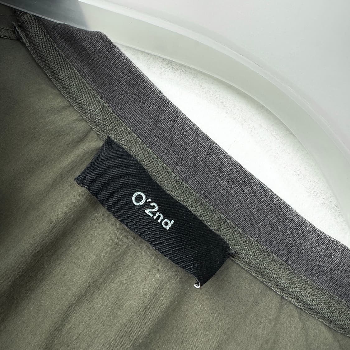 오즈세컨 텍스처 블록 티어드 원피스 상품이미지3