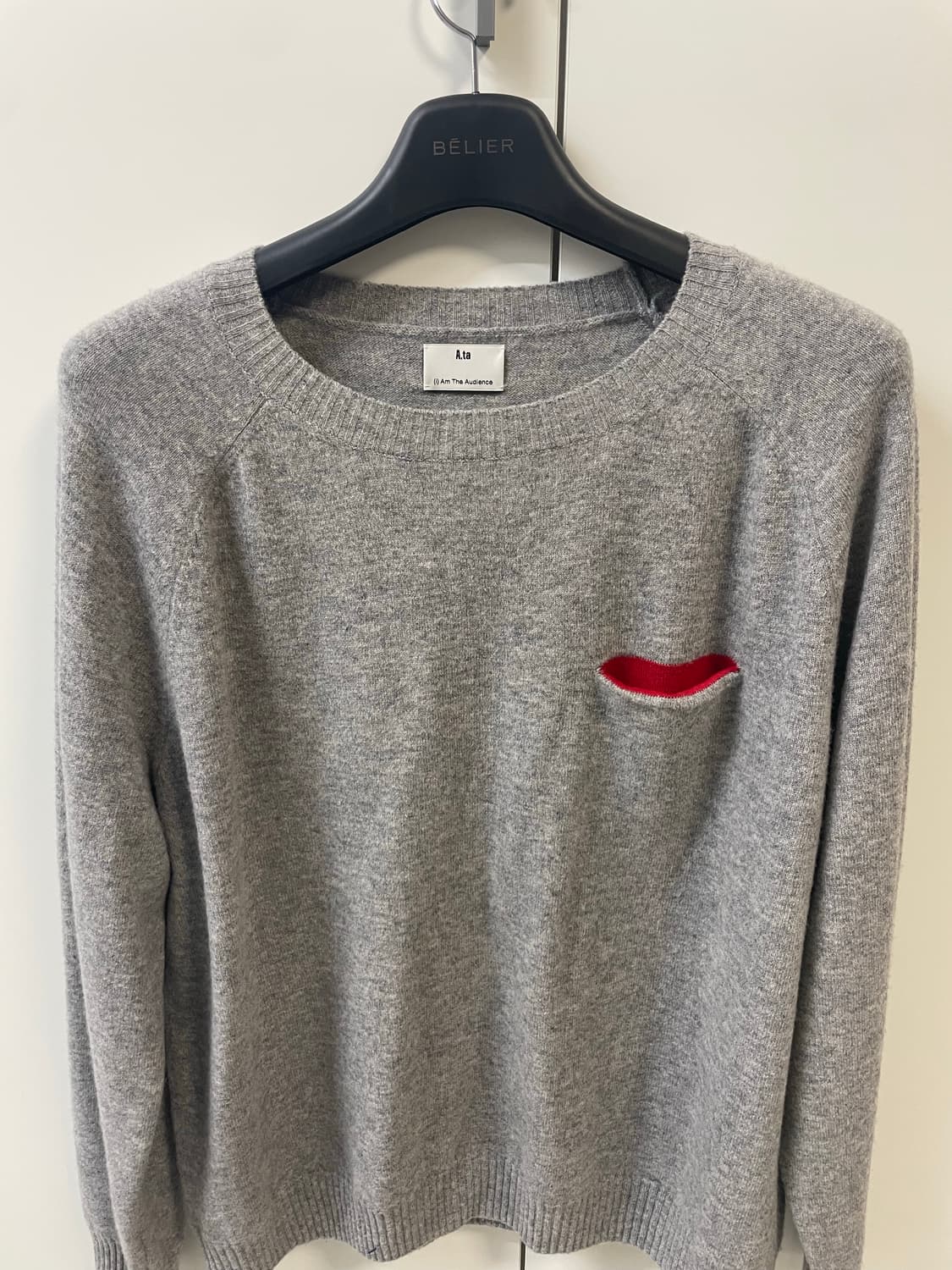 A.ta  하트컷 니트 L 사이즈 상품이미지1