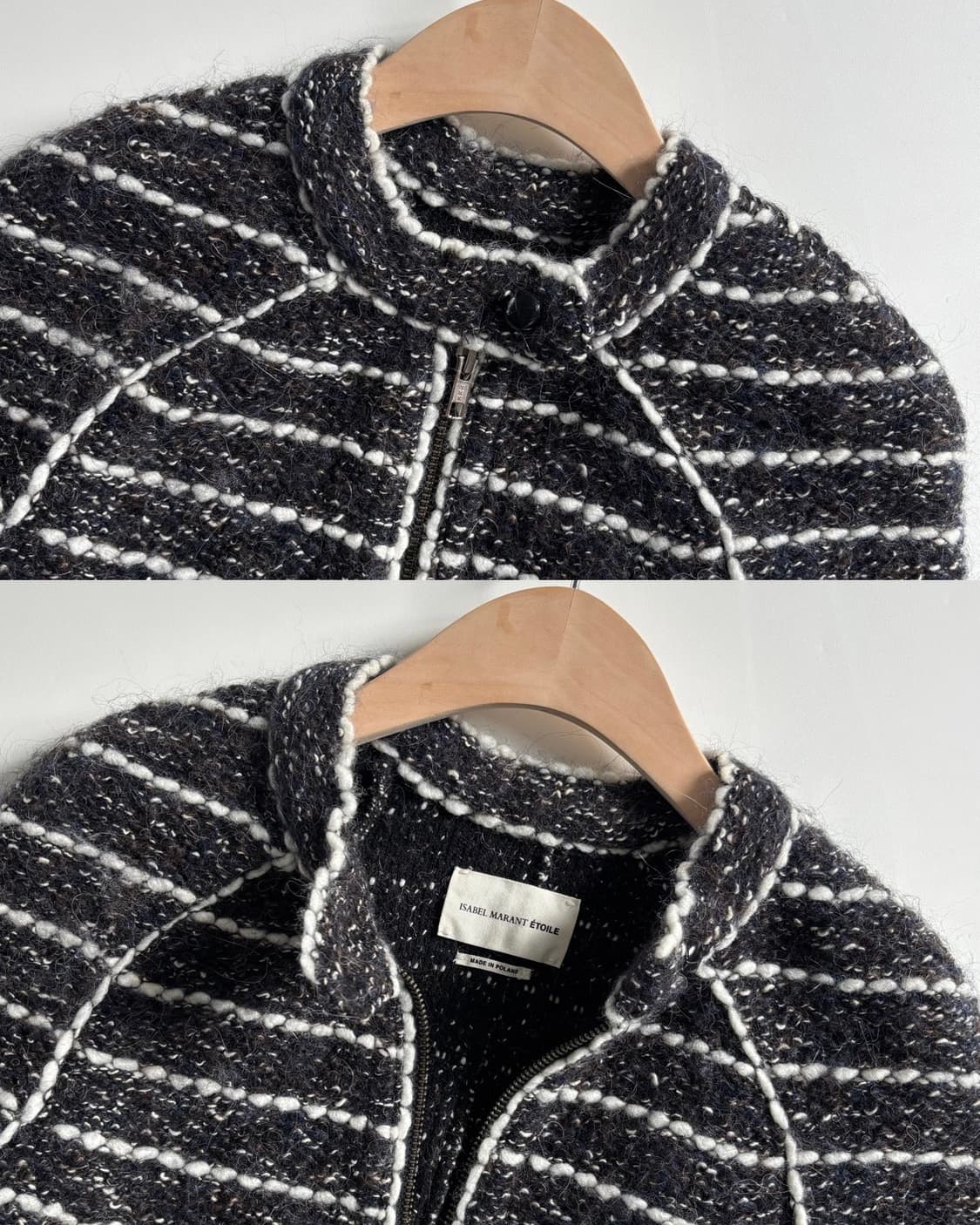 Isabel Marant 이자벨마랑 블랙 트위드 집업 상품이미지7