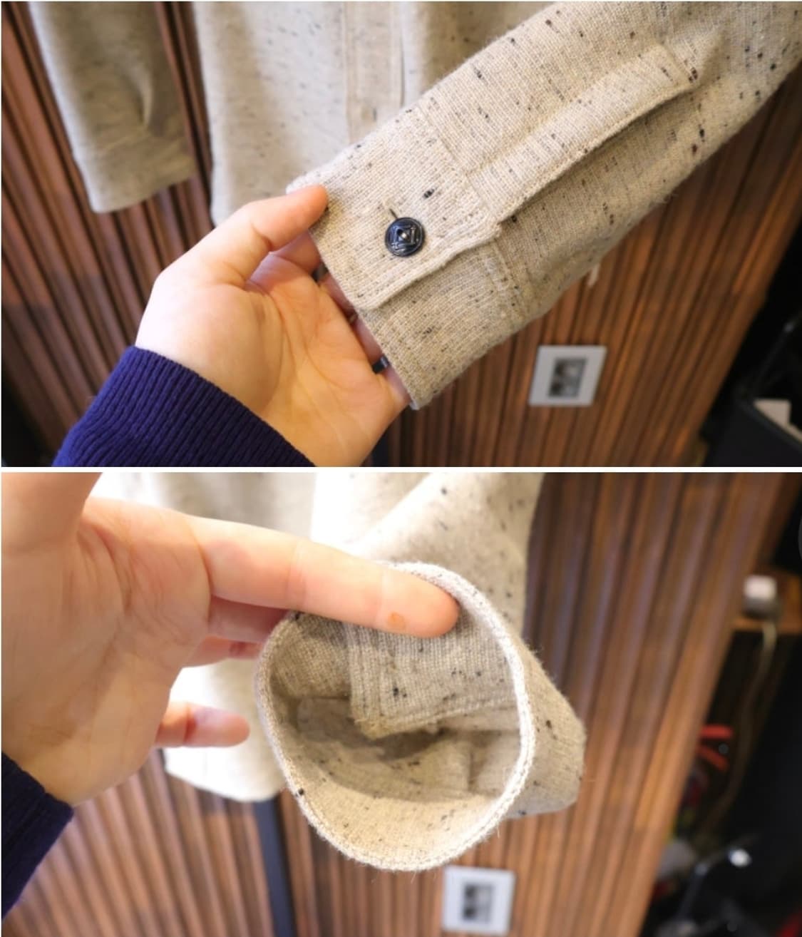 리얼맥코이 오버셔츠 베이지(103) 상품이미지3