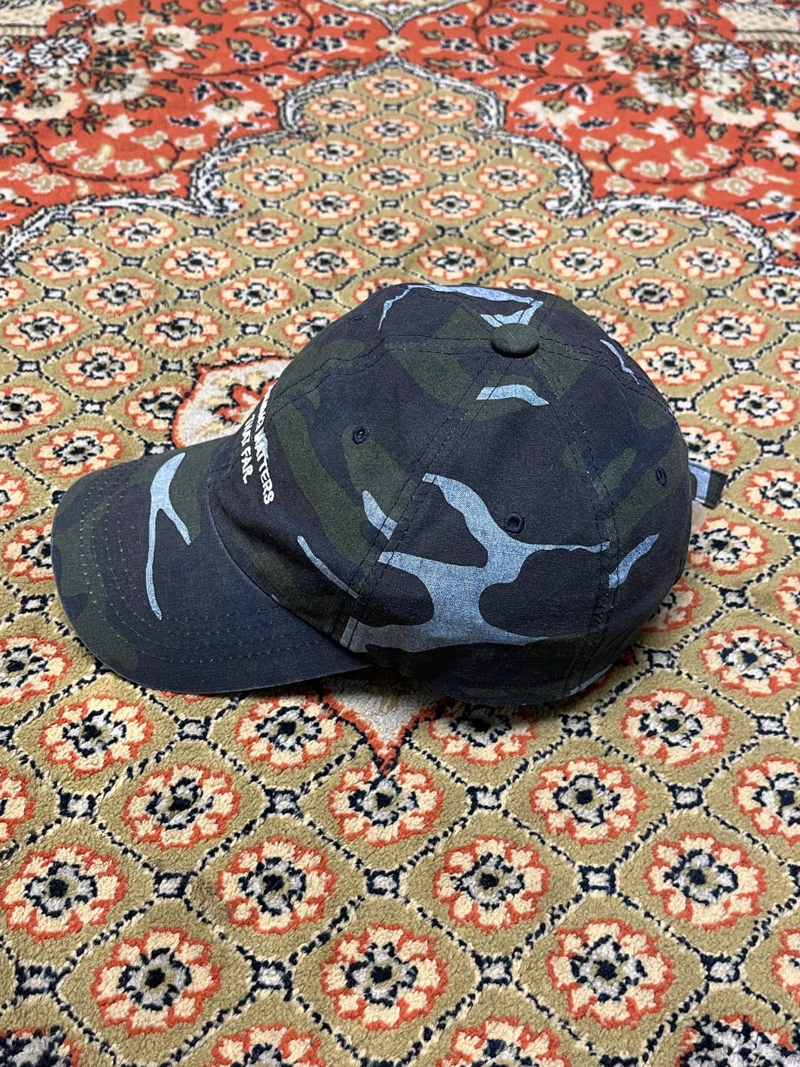 [FREE] 빈티지 카모플라쥬 자수 볼캡 상품이미지3