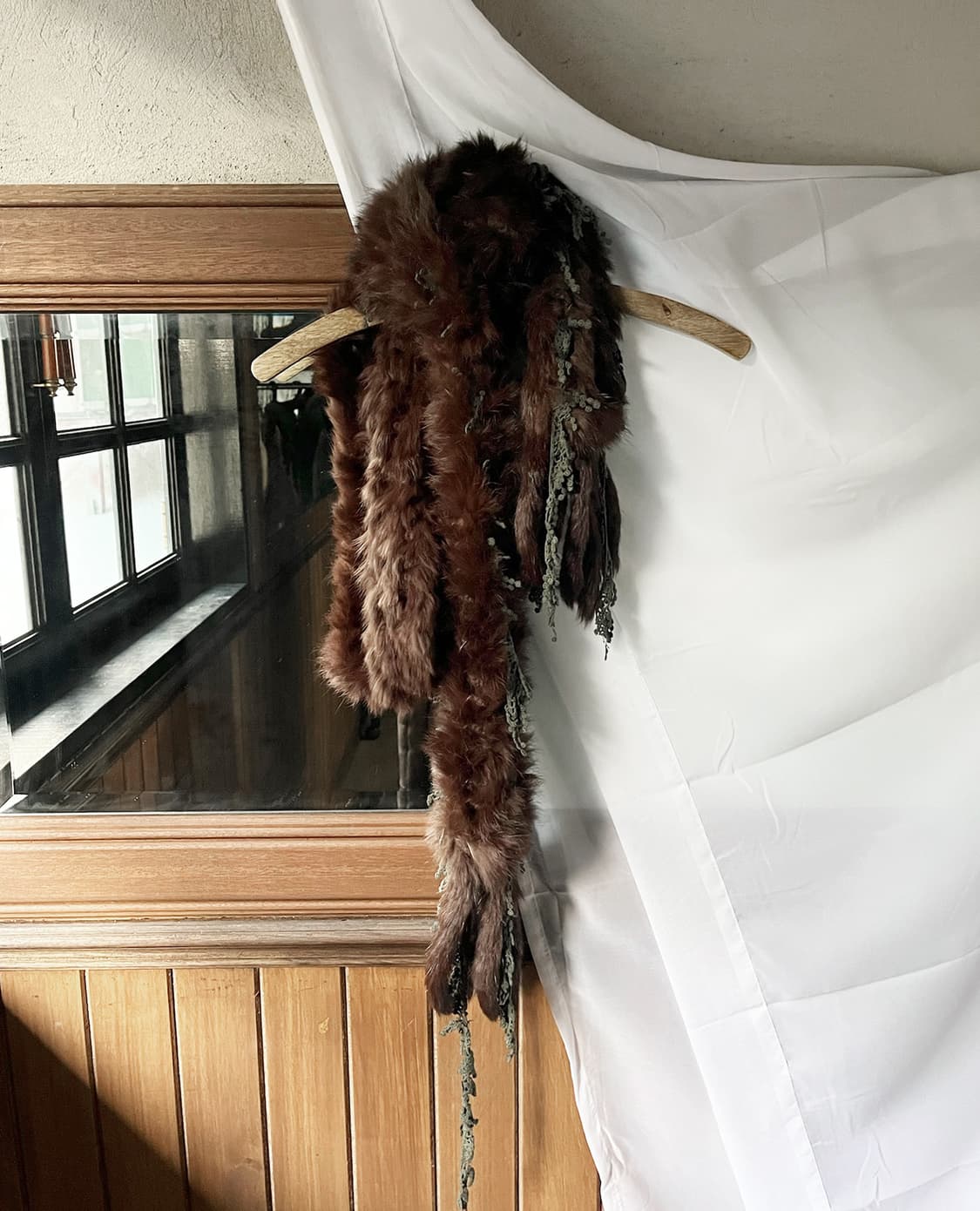 FRANCHE LIPPEE mixed fur long muffler 상품이미지6