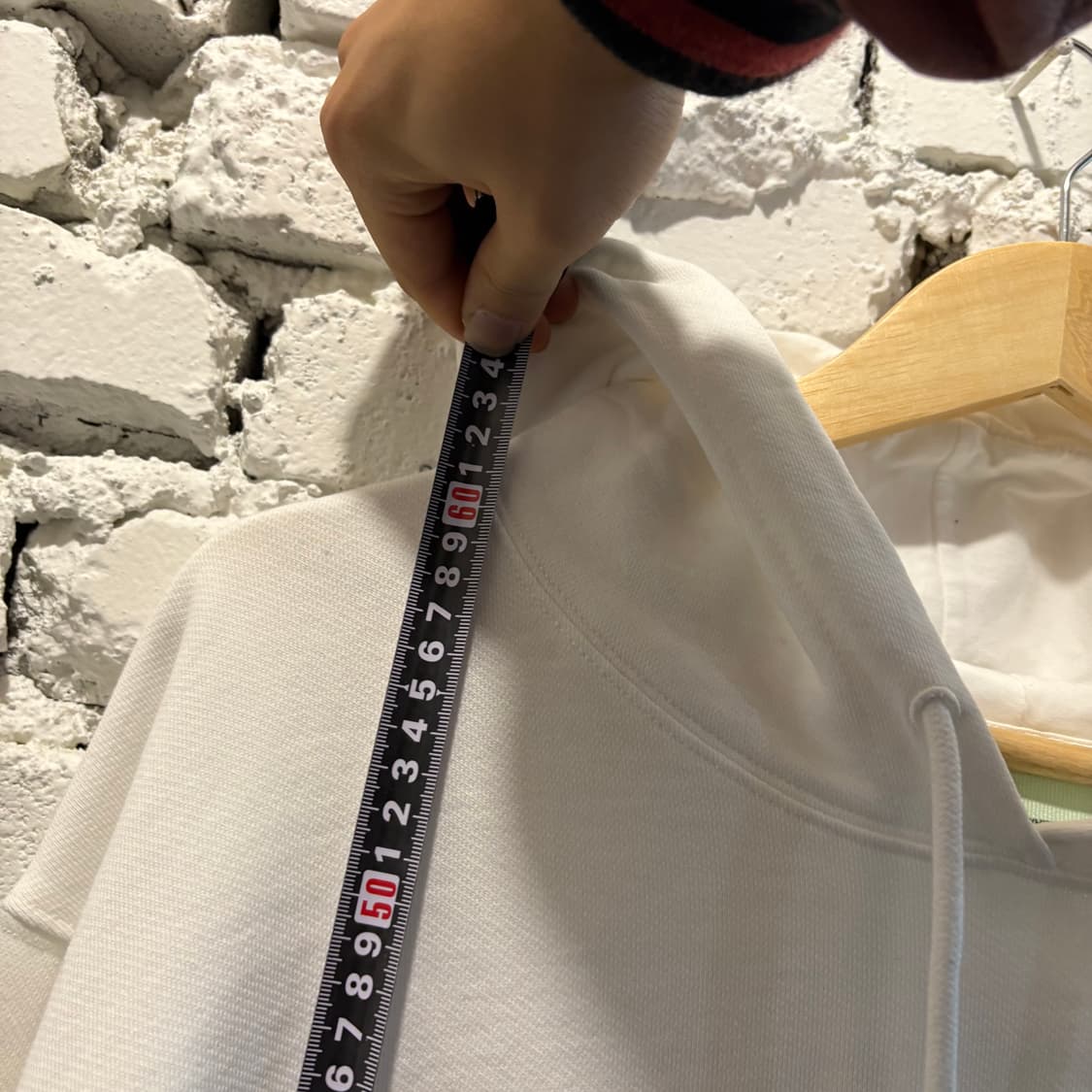 오프화이트 플라워 백로고 후드티 상품이미지9