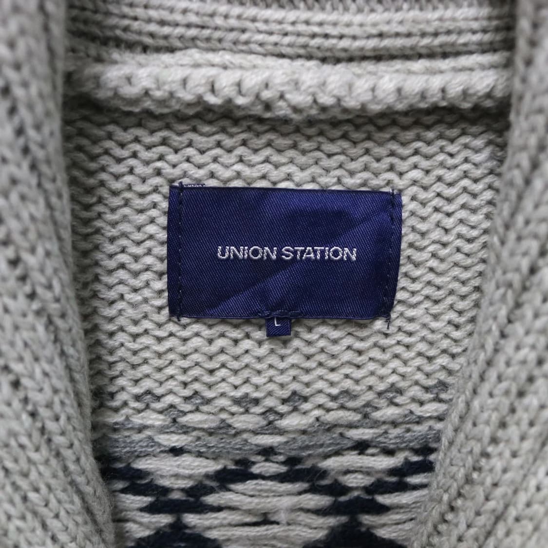 UNION STATION 노르딕 울 혼방 니트가디건 61241 상품이미지7