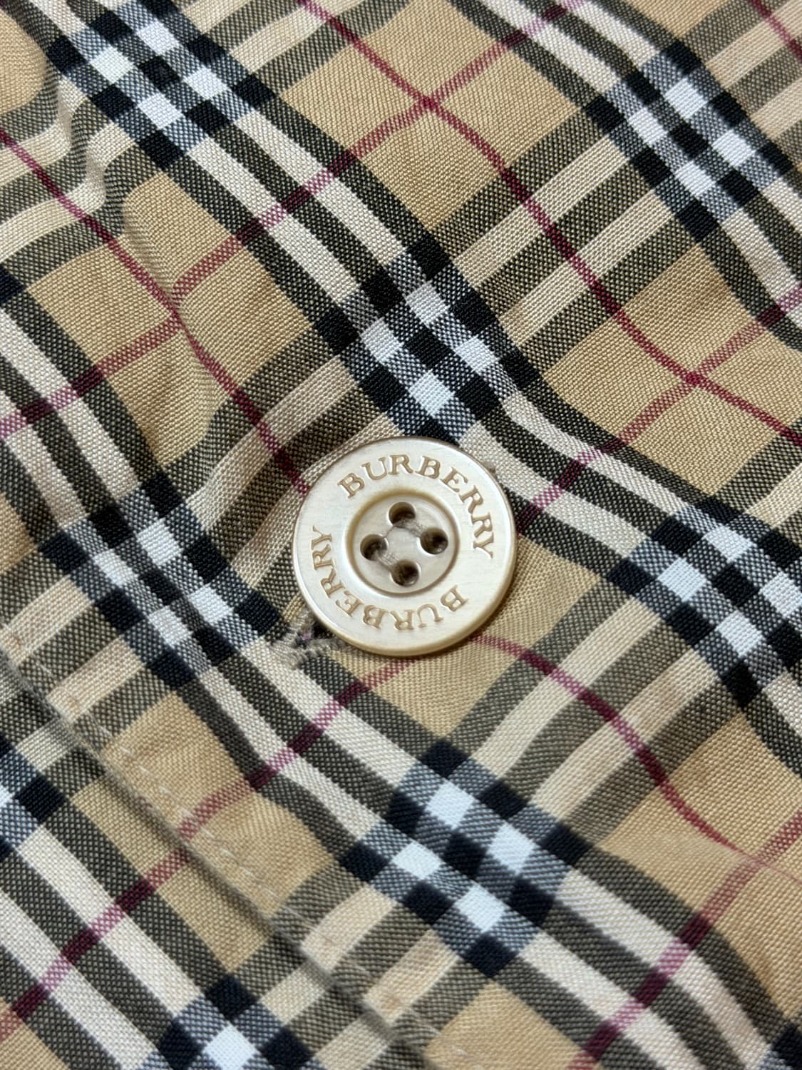버버리 빈티지 체크 셔츠 상품이미지7