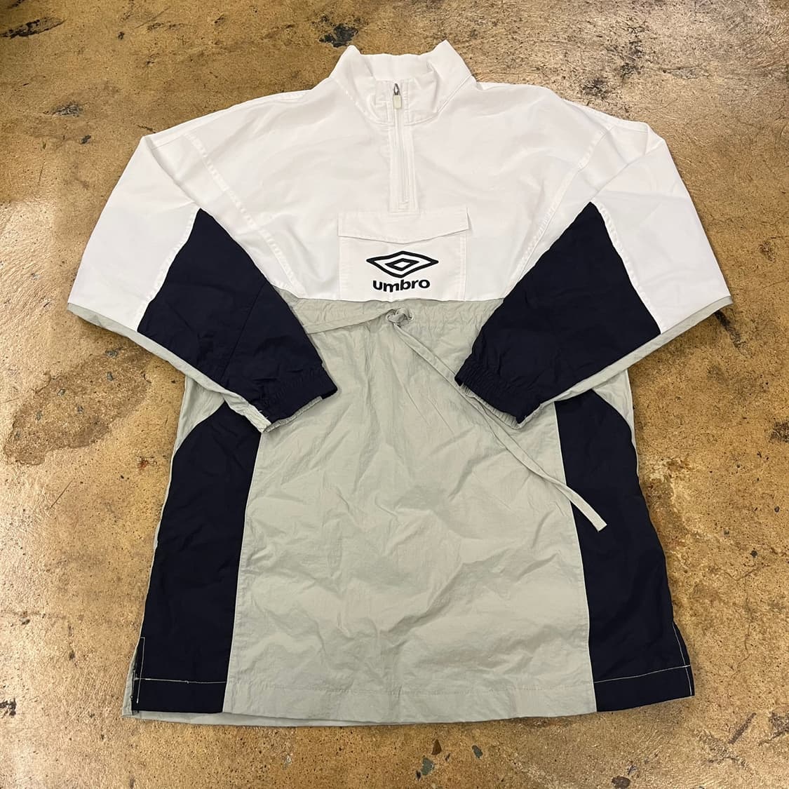 [정품/85] 엄브로 컬러블록 아노락 바람막이 b14 상품이미지2