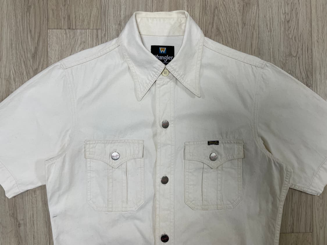 95) 90's 랭글러 하계용 반팔 부시자켓 상품이미지4