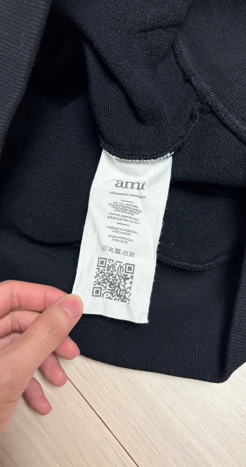 [SS급] 아미 후드티 블랙 M 상품이미지4