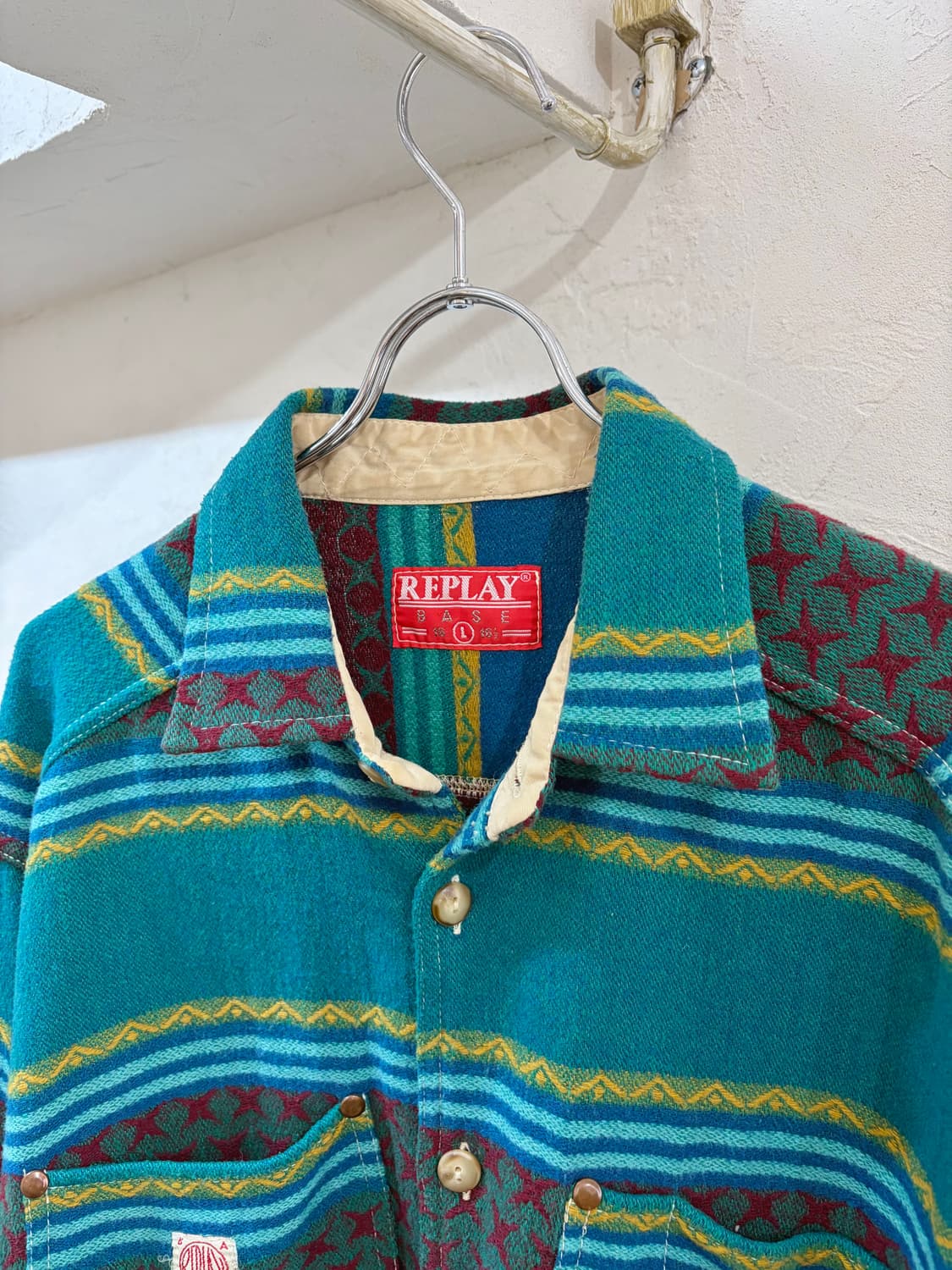 리플레이 스타 울 셔츠 made in Italy 상품이미지2