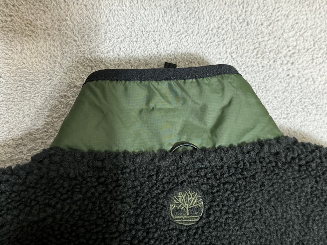 95-100 팀버랜드 블랙 카키 후리스 몽키 자켓 뽀글이  상품이미지7