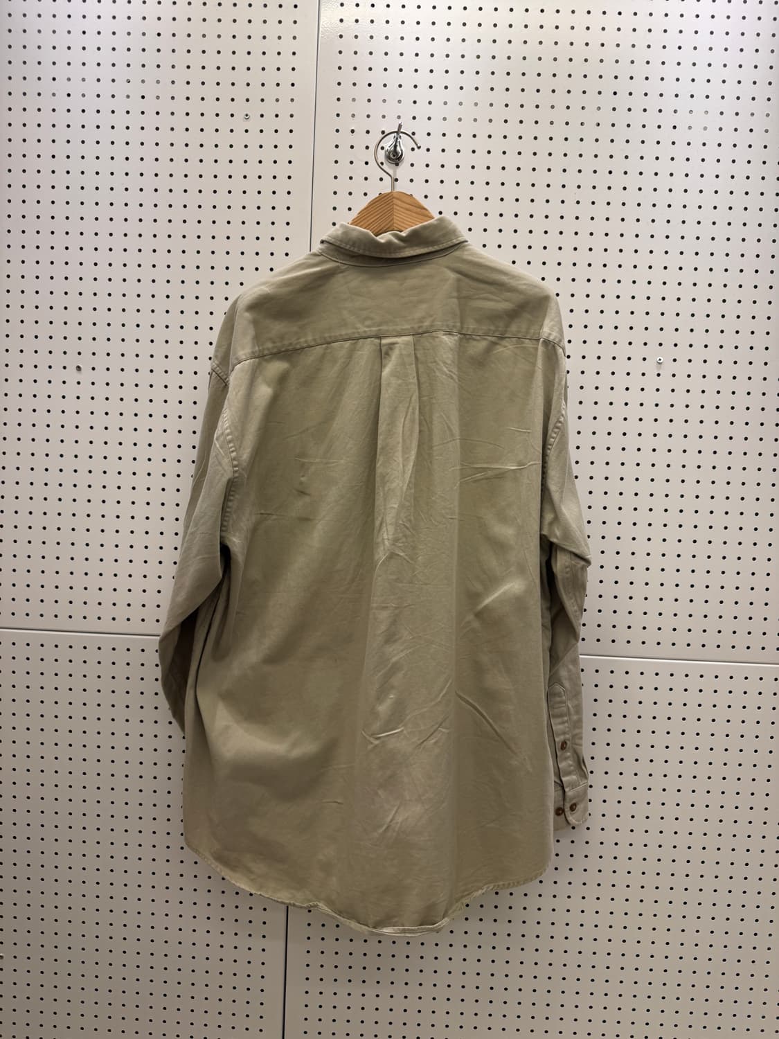 폴로 랄프로렌 클래식핏 베이지 버튼다운 셔츠 U1722 상품이미지3