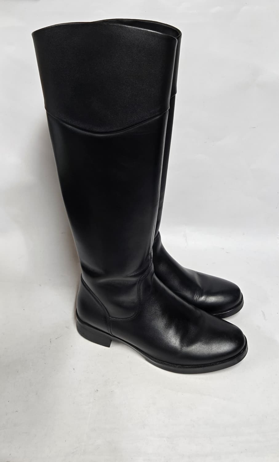 쿠에른 블랙 롱부츠 240mm 상품이미지1