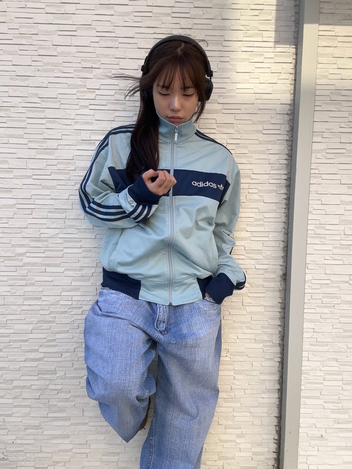 90s ADIDAS (레어) 스카이블루 베켄바우어 져지 트랙탑 상품이미지1
