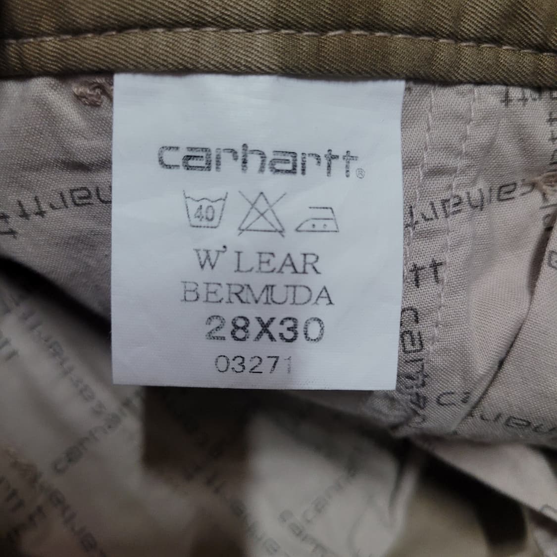 carhartt 칼하트 데저트 카모 숏 카고 팬츠 상품이미지5