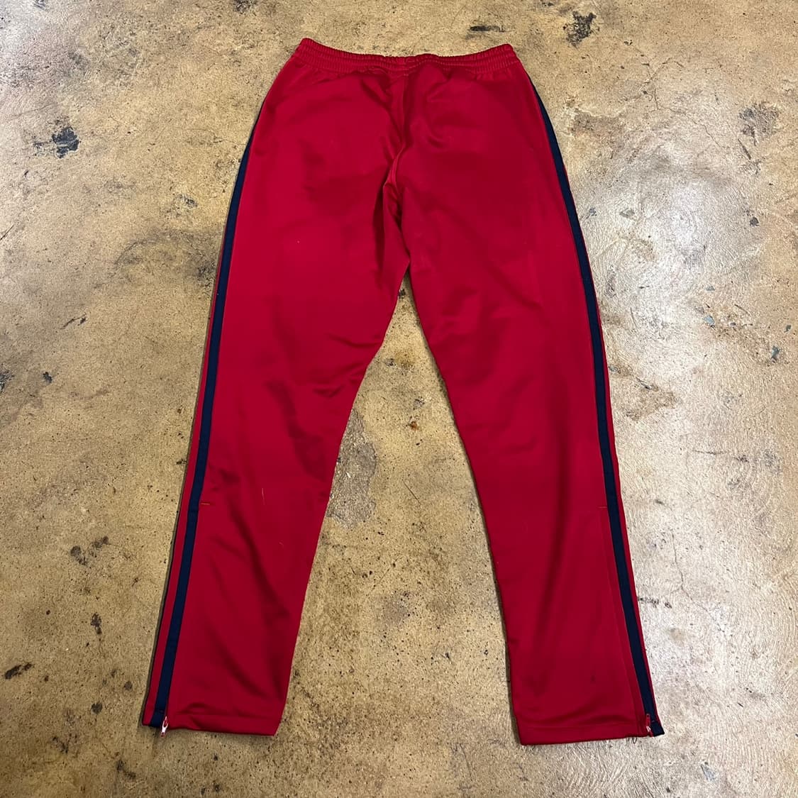 [정품/90] 아디다스 빨간색 삼선 트레이닝 바지 b10 상품이미지3