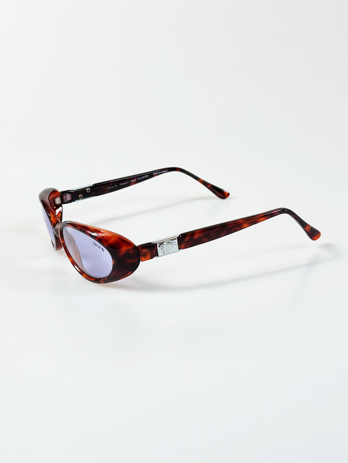90s One Last Kiss 레오파드 오벌 틴트 빈티지 선글라스 상품이미지3