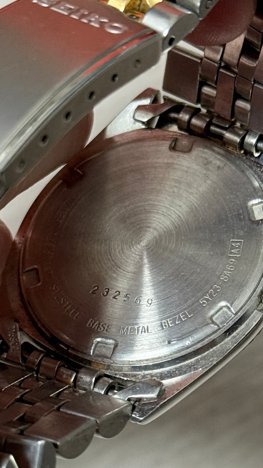 90's 세이코 Seiko SQ 5Y23-8A69 콤비 쿼츠 상품이미지3
