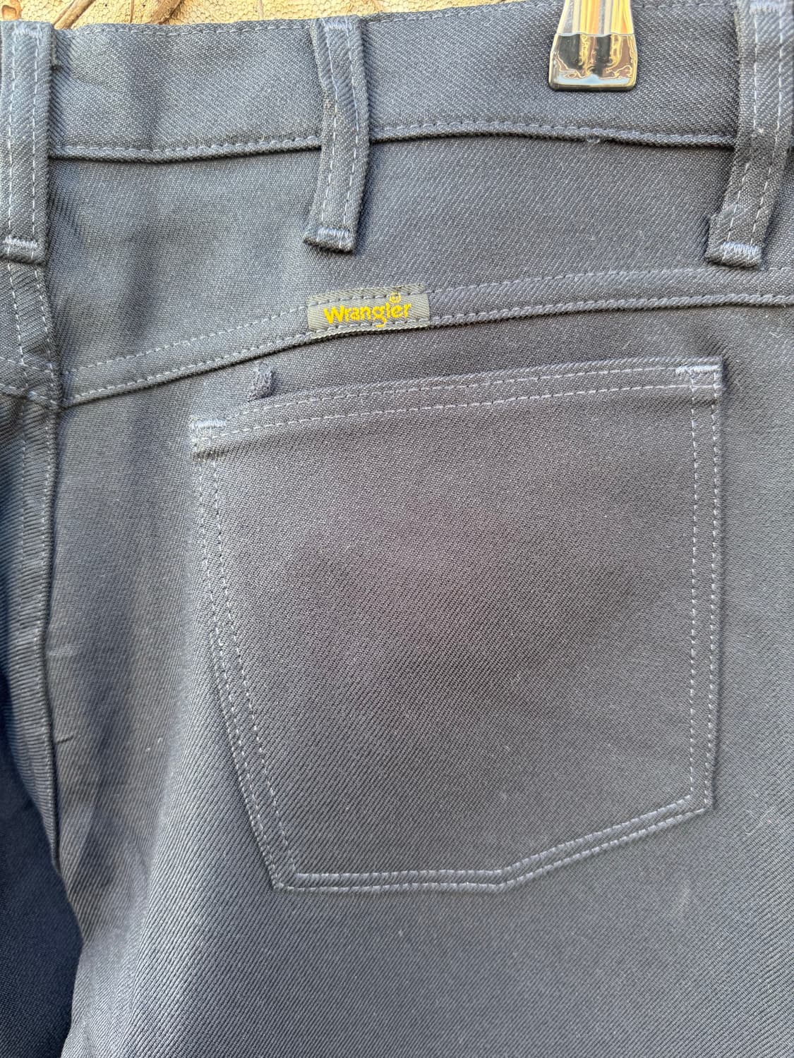 90s 랭글러 빈티지 메카닉 부츠컷 팬츠 네이비 33 상품이미지6