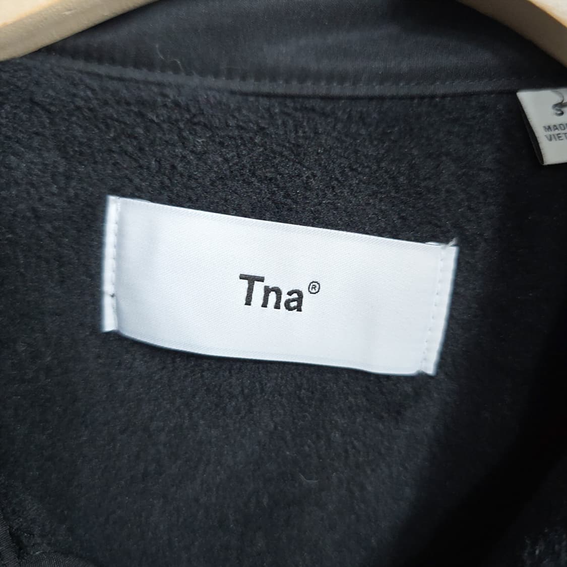 티엔에이(Tna) 플리스 셔츠 자켓 블랙 S 상품이미지5