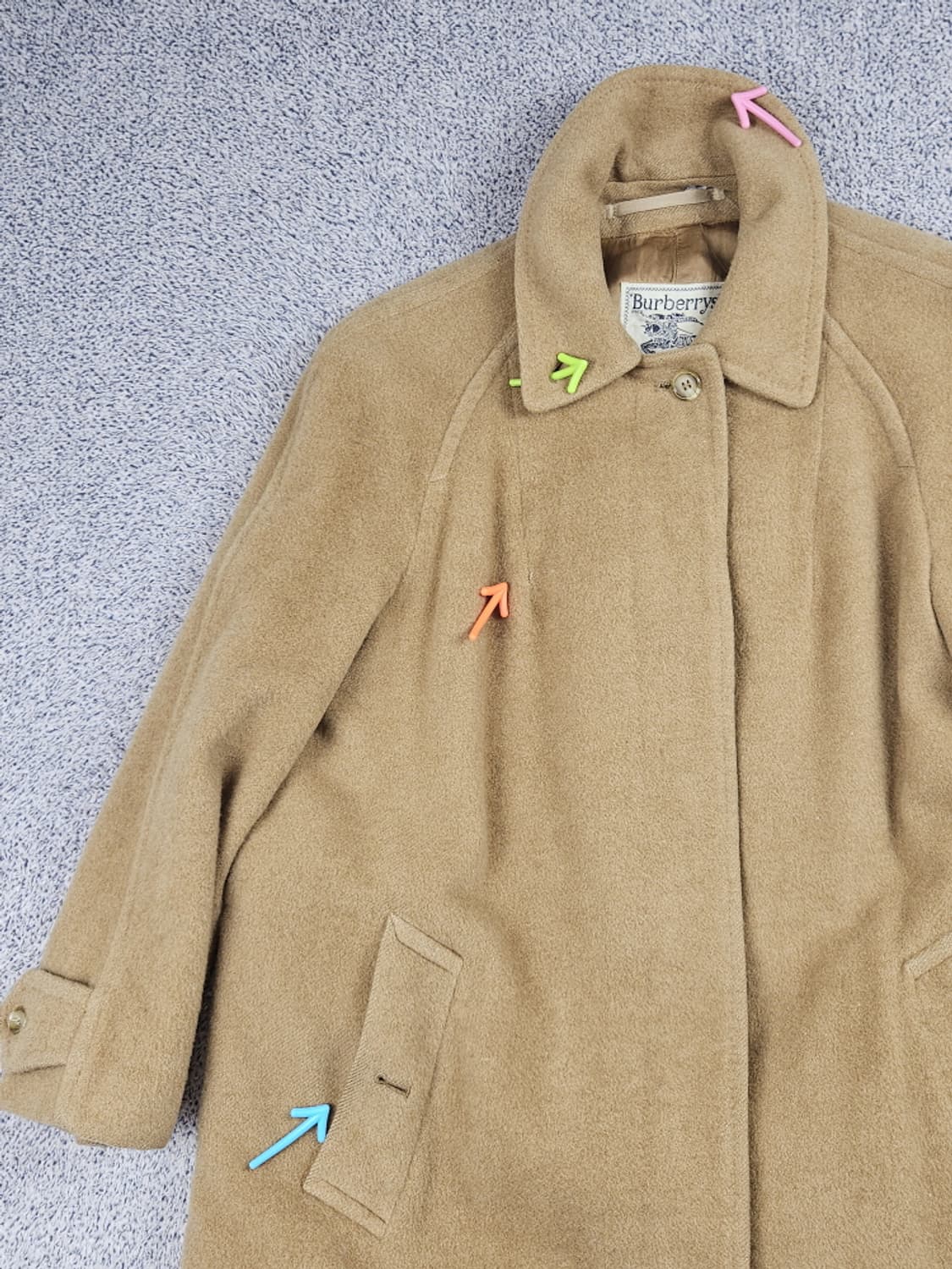 버버리 카멜 헤어 벨티드 코트 ( 상세설명참조 ) / 10534 상품이미지4