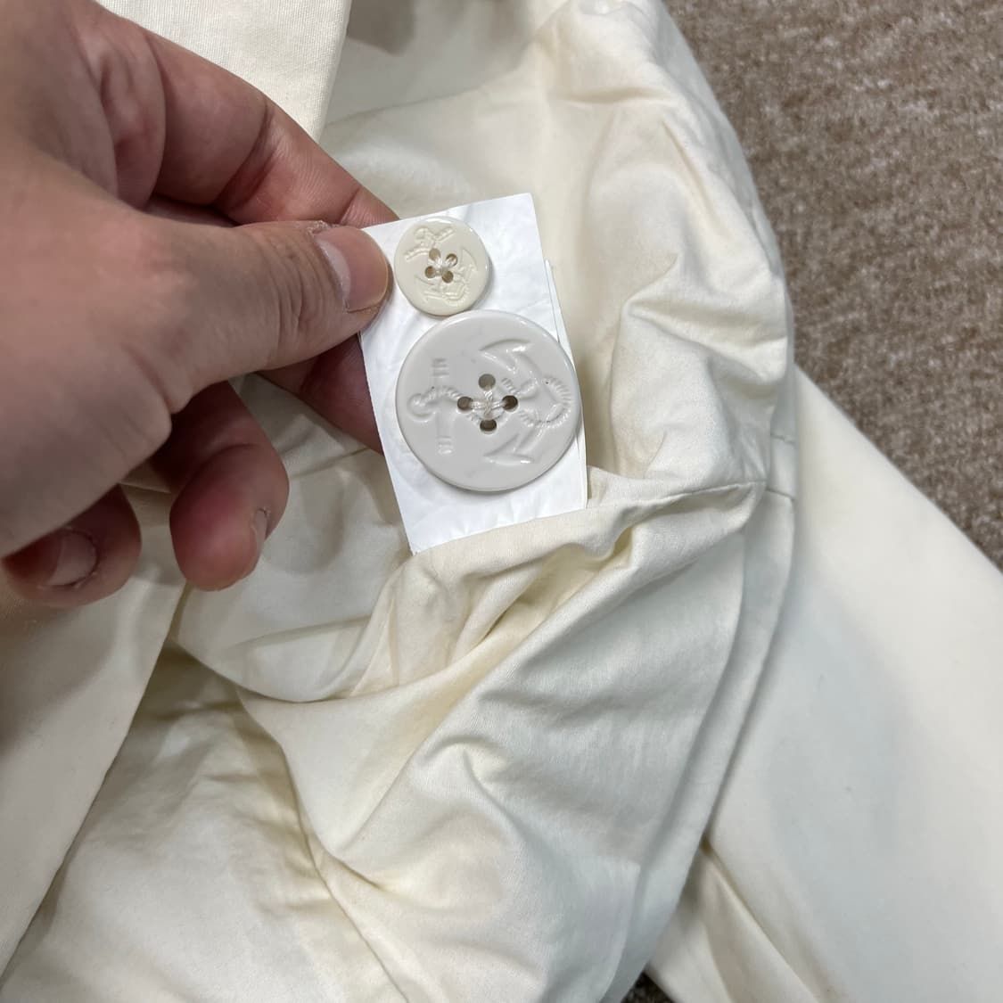  폴로 크롭 더블브레스트 자켓 상품이미지8