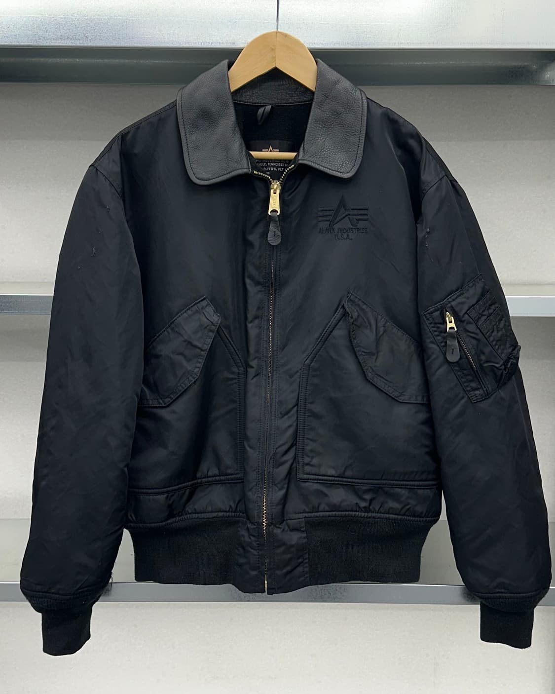 (L)ALPHA FLT 45/9 항공점퍼-M1511 상품이미지1