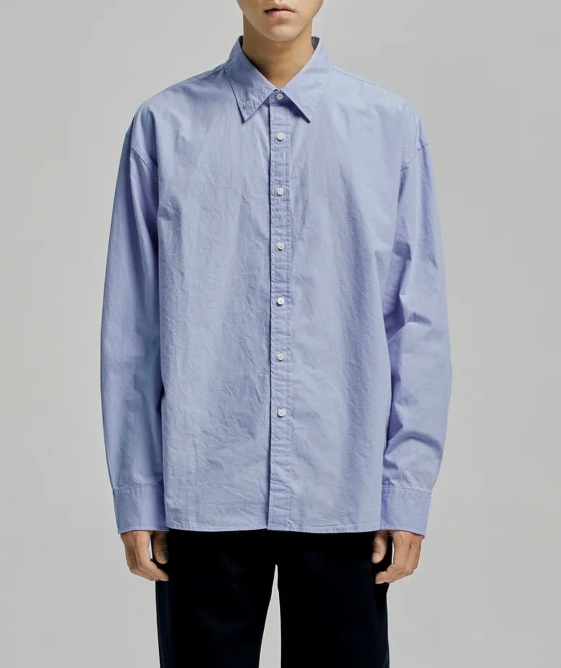 유니온블루 런드리셔츠 스카이블루 L 새상품 상품이미지1