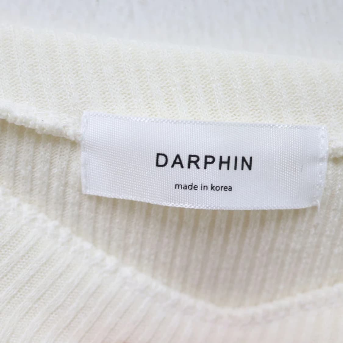 DARPHIN 오프숄더 사이드 셔링 니트 63598 상품이미지3