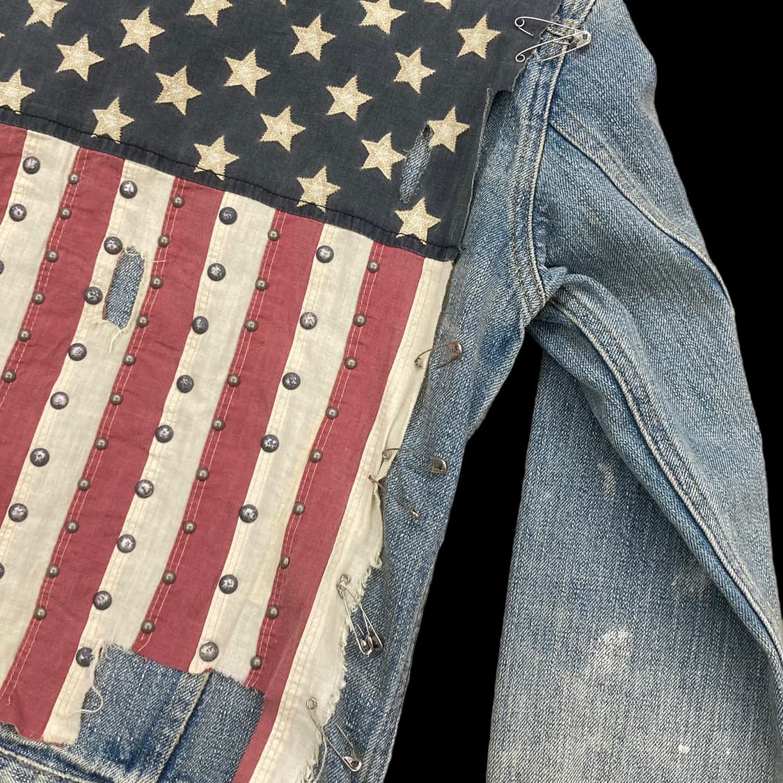 폴로랄프로렌 데님앤서플라이 성조기 징 디테일 트러커 자 상품이미지8