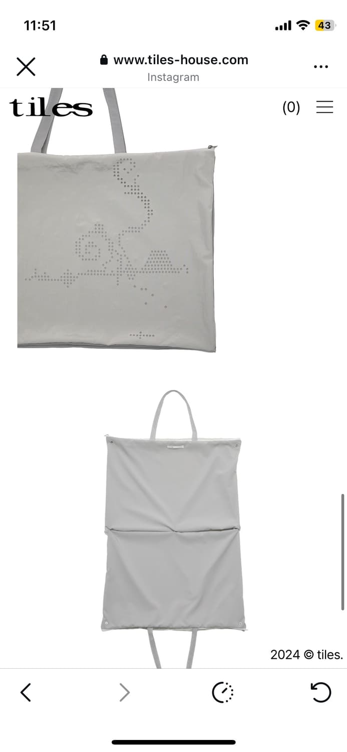 타일즈 tiles 레이어드 더블 숄더백 상품이미지5