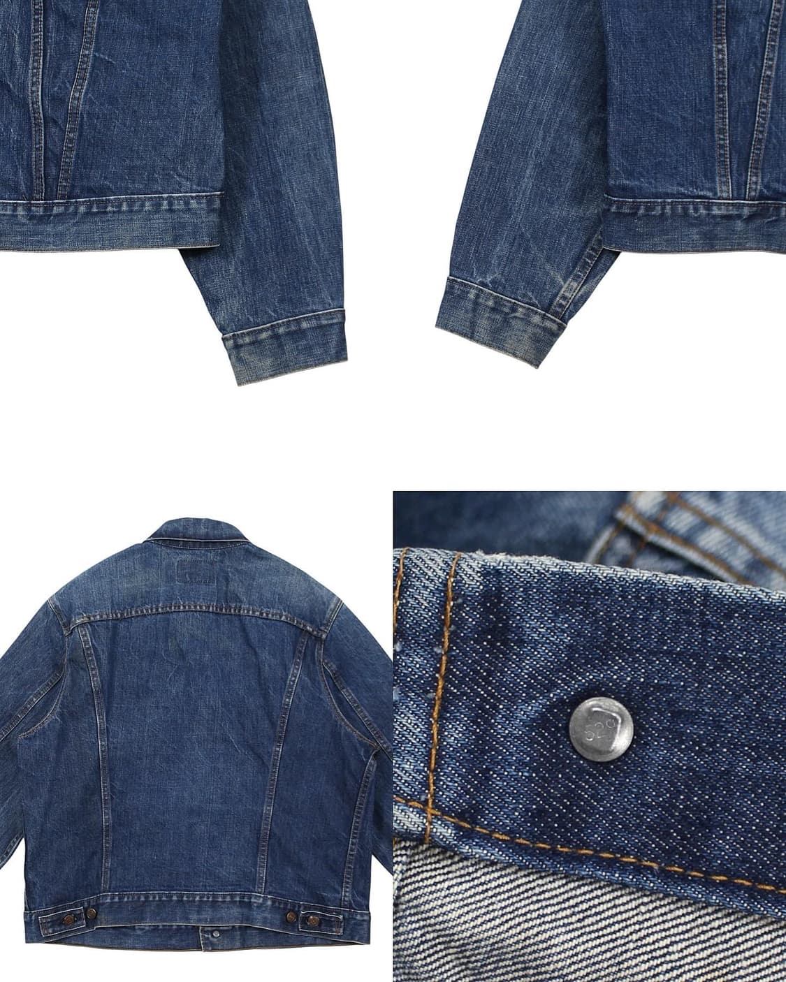 1970s USA 리바이스 70505 데님 자켓 블랭크탭 빈티지 미국제 상품이미지7