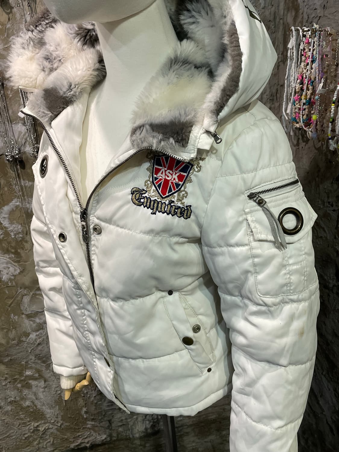 ASK White padding 상품이미지3