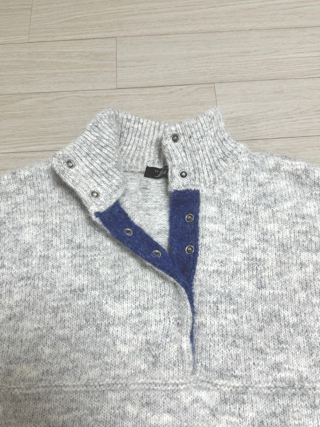 똑딱이 카라 니트 상품이미지5