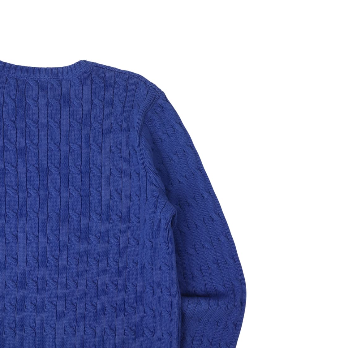 폴로 랄프로렌 블루 케이블 니트 스웨터 상품이미지6
