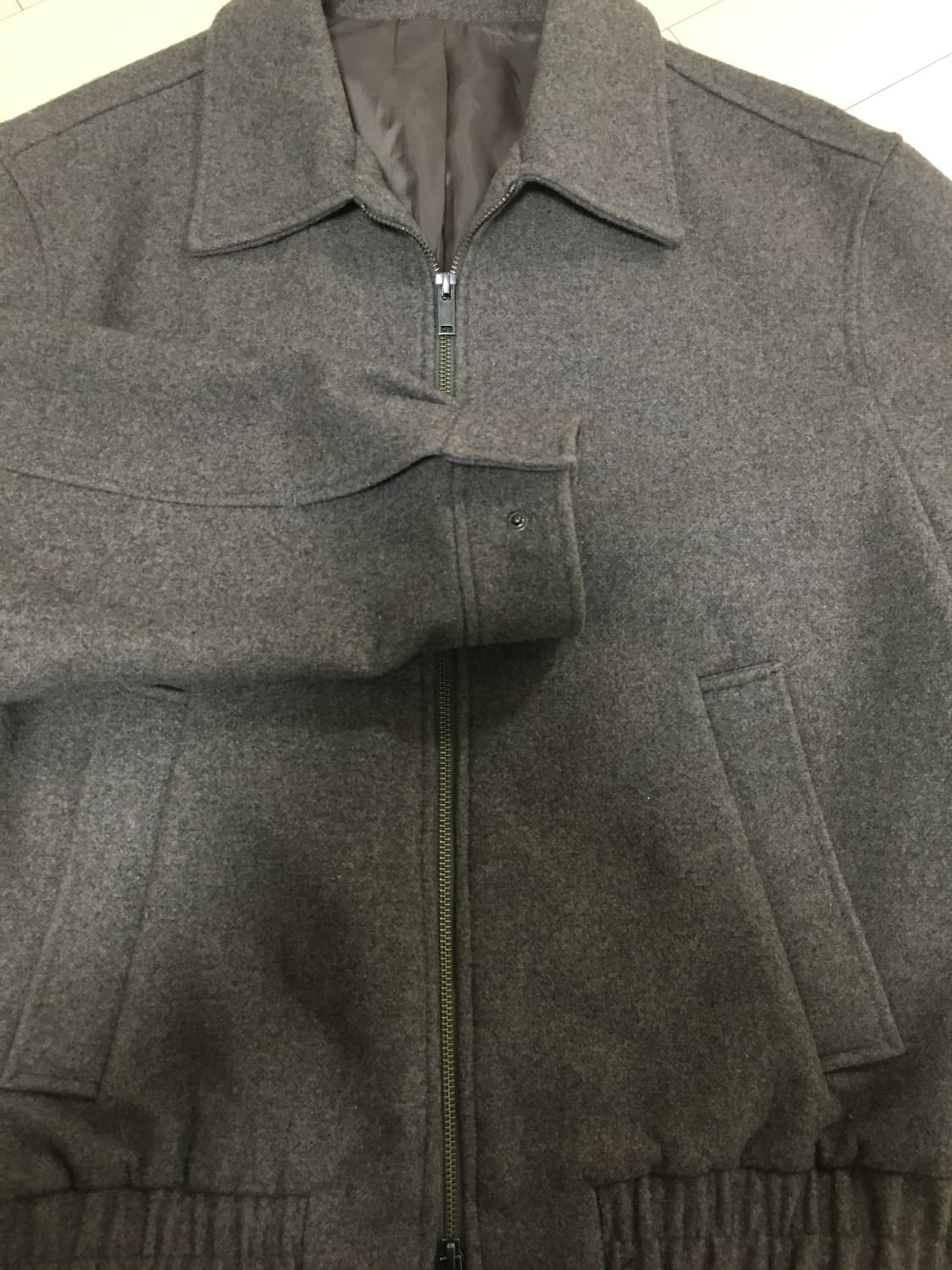 무신사 스탠다드 모직 블루종  상품이미지2