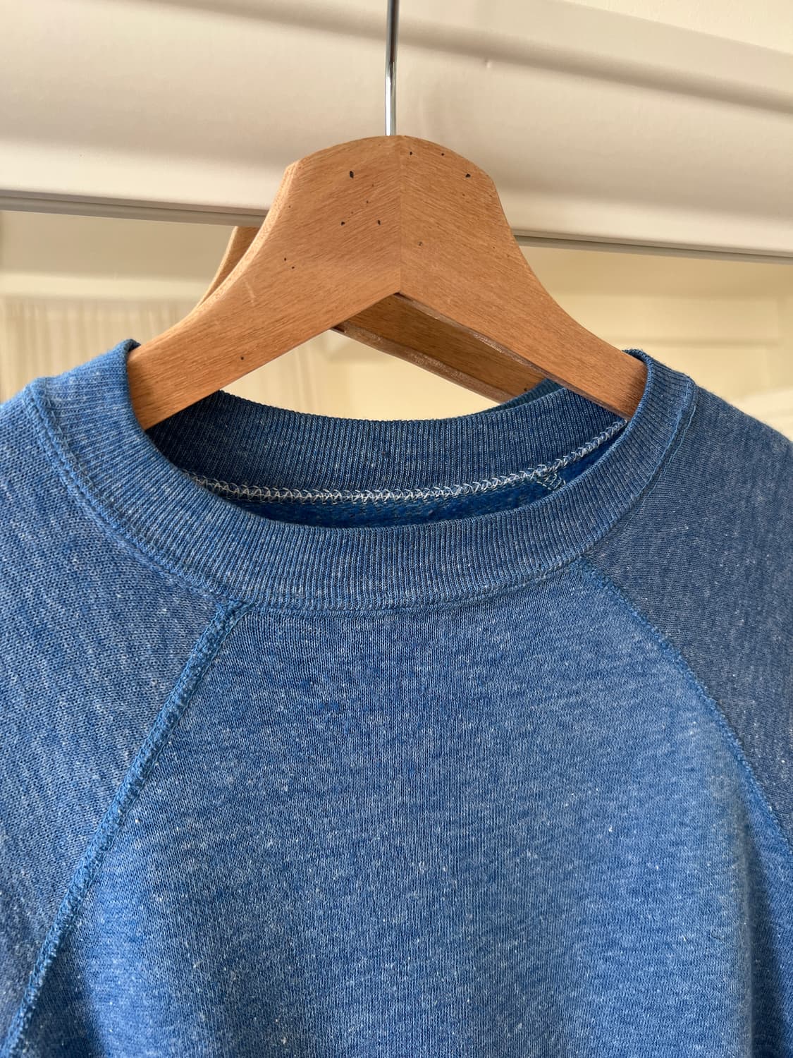 80s 헤더 블루 래글런 스웻셔츠 Made in USA 상품이미지2