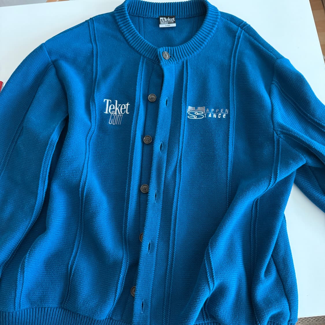 테켓(teket) 가디건 블루 상품이미지4