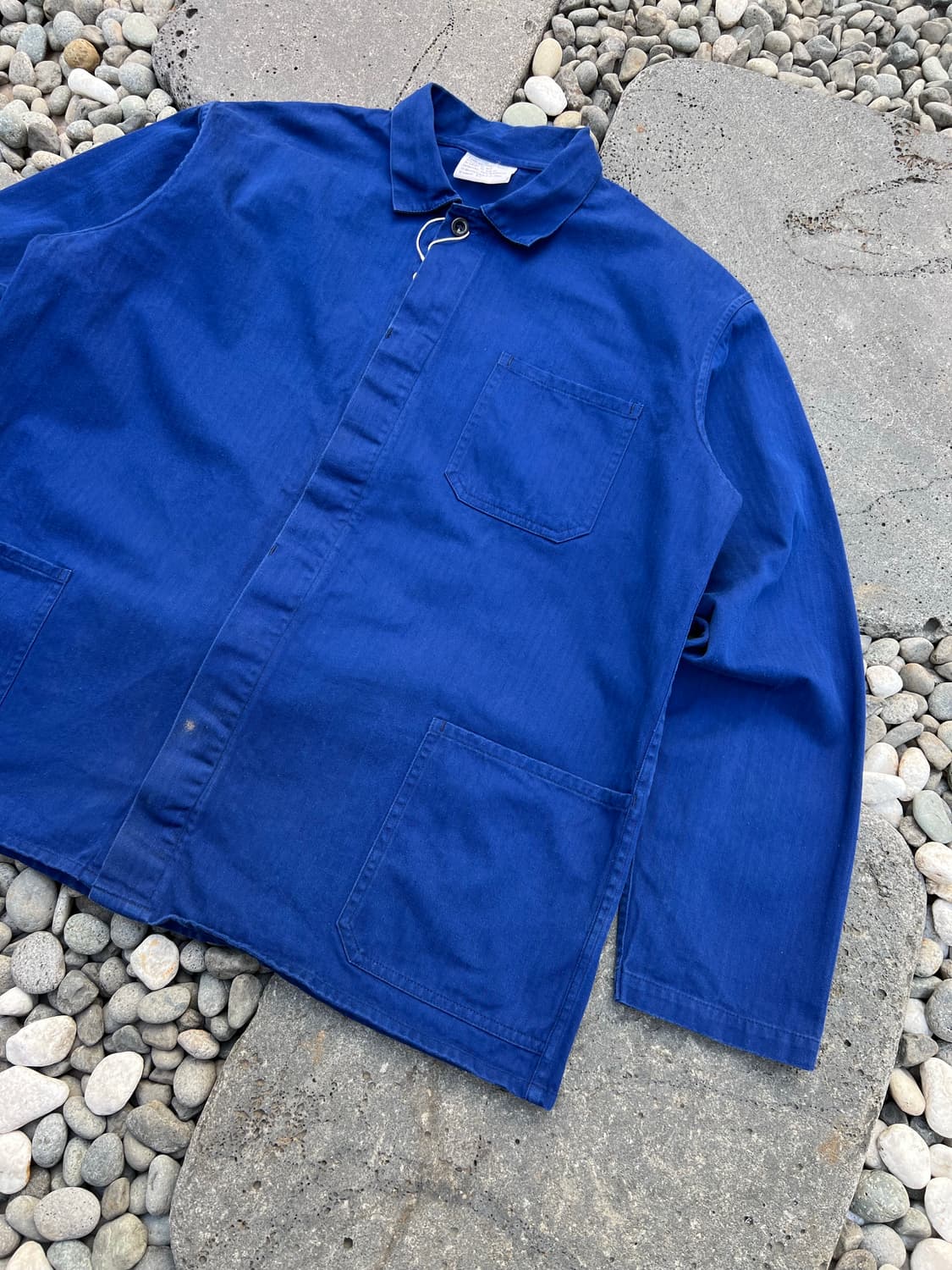 OLD VINTAGE  HBT FRENCH 헤링본트윌코튼 프렌치워크자켓 상품이미지5